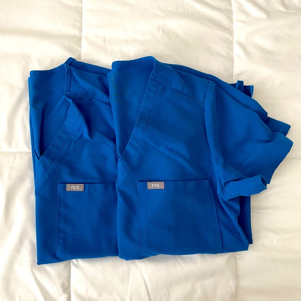 Lot of 2 - Figs Catarina One-Pocket Scrub Top